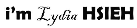 i'm Lydia HSIEH
